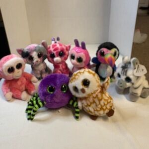 Ty Beanie Boos Plush Stuffed Animals Lot